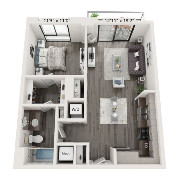 Floor Plans of Hudson Village in Hollywood, FL